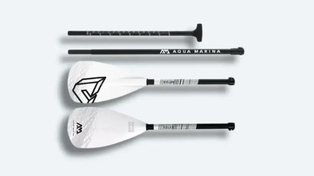 Solid Fiberglas iSUP kürek, dayanıklı ve hafif paddle board küreği